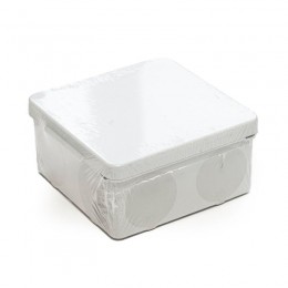 Коробка распределительная ОП для прямого монтажа двухкомпонентн. безгалогенная (HF) 80х80х40 Промрукав 60-0210