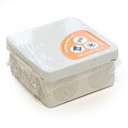 Коробка распределительная ОП для прямого монтажа двухкомпонентн. безгалогенная (HF) 100х100х50 Промрукав 60-0300