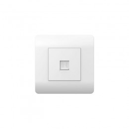 Розетка телефонная 1-м NEW3-E RJ11 бел. CHINT 431539