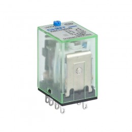 Реле промежуточное с кнопкой тестирования NJDC-17(D)/4ZS 4 конт. с инд. LED 3А AC220В (R) CHINT 651141