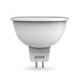 Лампа светодиодная Black 7Вт MR16 софит 4100К нейтр. бел. GU5.3 630лм GAUSS 101505207
