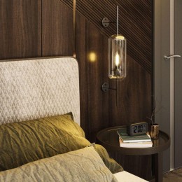 Лампа светодиодная филаментная Black Filament 5Вт свеча 2700К тепл. бел. E14 420лм GAUSS 103801105