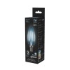 Лампа светодиодная филаментная Black Filament 7Вт свеча 4100К нейтр. бел. E14 580лм GAUSS 103801207