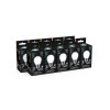 Лампа светодиодная филаментная Black Filament 5Вт P45 шар матовая 4100К нейтр. бел. E27 450лм GAUSS 105202205