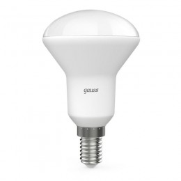 Лампа светодиодная Black 6Вт R50 рефлектор 3000К тепл. бел. E14 500лм GAUSS 106001106