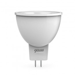 Лампа светодиодная Black 3Вт MR11 софит 3000К тепл. бел. GU4 290лм GAUSS 132517103