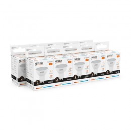 Лампа светодиодная Elementary 9Вт MR16 софит 3000К тепл. бел. GU10 640лм GAUSS 13619