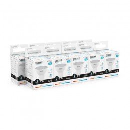 Лампа светодиодная Elementary 5.5Вт MR16 софит 4100К нейтр. бел. GU10 450лм GAUSS 13626