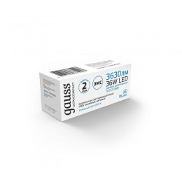Светильник светодиодный Ultracompact 36Вт 6500К IP65 3630лм 1190х40х30мм ДСП линейный матов. рассеив. GAUSS 143425336