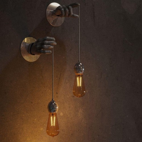 Лампа светодиодная филаментная Black Filament 8Вт ST64 золотая 2400К тепл. бел. E27 740лм GAUSS 157802008