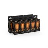 Лампа светодиодная филаментная Black Filament 8Вт ST64 золотая 2400К тепл. бел. E27 740лм GAUSS 157802008