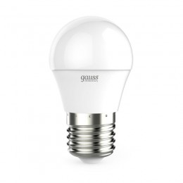 Лампа светодиодная Elementary 6Вт P45 шар 6500К холод. бел. E27 470лм GAUSS 53236