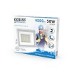 Прожектор светодиодный Elementary 50Вт 6500К IP65 4500лм 200-240В ДО бел. GAUSS 613120350