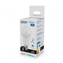 Лампа светодиодная Elementary 30Вт A70 грушевидная 6500К холод. бел. E27 2390лм GAUSS 73239