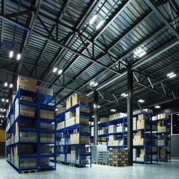 Светильник светодиодный 668х29х29мм 12Вт 6500К 1250лм IP65 COMPACT линейный матов. соед. в линию до 10шт GAUSS 843424312