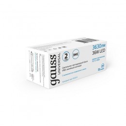 Светильник светодиодный Universal 36Вт 6500К IP65 3630лм 1170х60х55мм ДСП линейный сквозная проводка GAUSS 843425336
