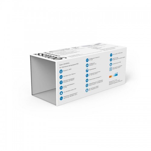 Светильник светодиодный Universal 36Вт 6500К IP65 3630лм 1170х60х55мм ДСП линейный сквозная проводка GAUSS 843425336