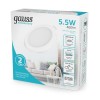 Светильник светодиодный Elementary Downlight 5.5Вт 4000К 460лм 170-260В IP20 95х26 круг монтаж бел. GAUSS 997420205
