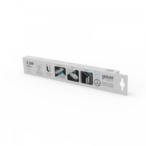 Светильник светодиодный 3.5Вт 4000К IP20 200лм d316х18мм ДПО автономный сенсорный с датчиком движения GAUSS CL004