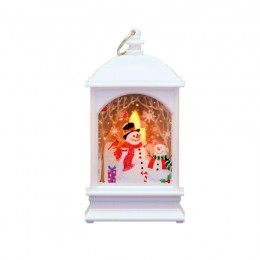 Фонарь новогодний светодиодный Holiday Снеговик 0.1Вт тепл. IP20 элементы питания в компл. GAUSS HL030