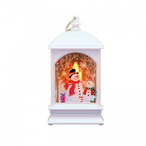Фонарь новогодний светодиодный Holiday Снеговик 0.1Вт тепл. IP20 элементы питания в компл. GAUSS HL030