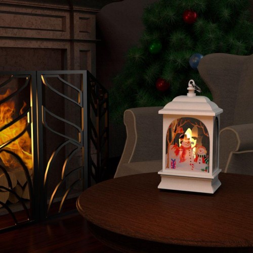 Фонарь новогодний светодиодный Holiday Снеговик 0.1Вт тепл. IP20 элементы питания в компл. GAUSS HL030