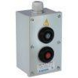 Пост кнопочный ПКУ-15-21.121-54 У2 (1хВК30-10-11110-54 (1з+1р) черн. + 1хВК30-10-11110-54 (1з+1р) красн. + PG-19) пост управления Электротехник ET054487