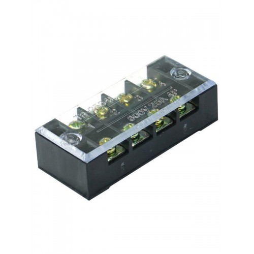 Блок зажимов ТВ-2504. 25А. 4 клеммные пары IP30 Электротехник ET522085