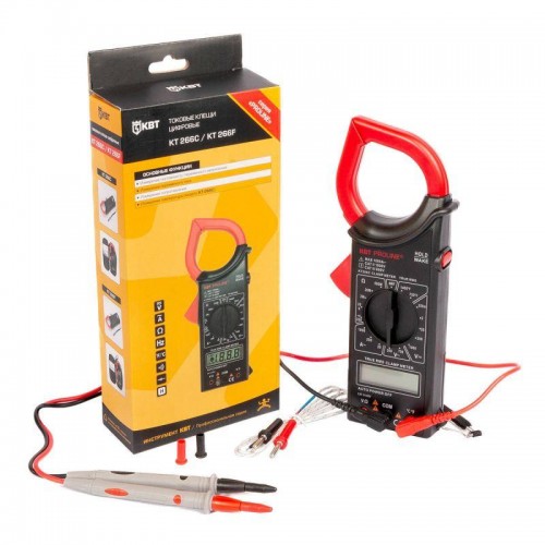 Клещи токовые цифровые KT 266C 
