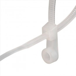 Хомут кабельный КСО 4х110 нейл. бел. (уп.100шт) Fortisflex 80528