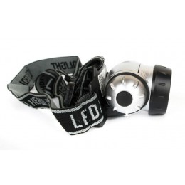 Фонарь налобный LED 5352 14LED 4 режима 3хR03 металлик Ultraflash 10261