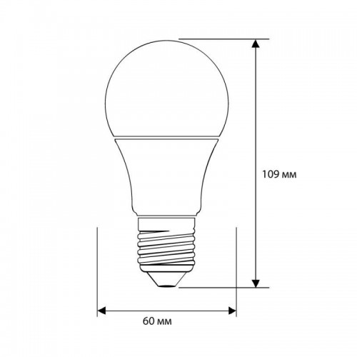 Лампа светодиодная LED11-A60/845/E27 11Вт грушевидная матовая 4500К бел. E27 925лм 170-265В Camelion 12036