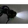 Фонарь аккумуляторный налобный E150 CREE 3Вт фокус 3 режима 220В пластик. черн. (бокс) Ultraflash 12188