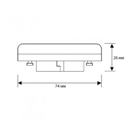 Лампа светодиодная LED12-GX53/830/GX53 12Вт 220В Camelion 12786