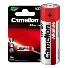 Элемент питания алкалиновый A27/LR27A 12В Mercury Free A27-BP1 для пультов сигнализаций BL-1 (блист.1шт) Camelion 12829