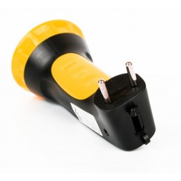 Фонарь аккумуляторный LED3807M 7LED 2 режима аккум. SLA 220В пластик. черн./желт. (кор.) Ultraflash 12868