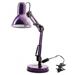 Светильник KD-313 C12 настол. 230В 60Вт E27 фиол. Camelion 13644