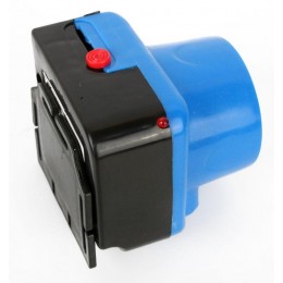 Фонарь аккумуляторный налобный LED5375 LED 0.4Вт 2 режима 220В пластик. голуб. (бокс) Ultraflash 14252