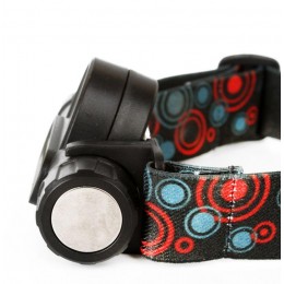 Фонарь аккумуляторный налобный E1340 XPE + COB LED 3Вт 2 режима аккум. 3.7В магнит диммир. черн. (бокс) Ultraflash 14268