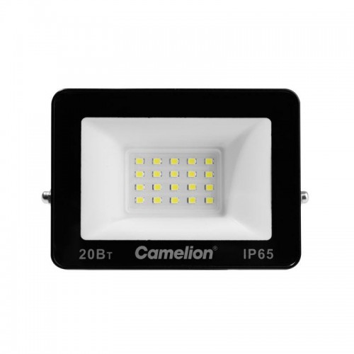 Прожектор светодиодный LFL-2004 C02 LED SMD 20Вт IP65 6500К 2000лм 230В 113х102х24 черн. Camelion 16330