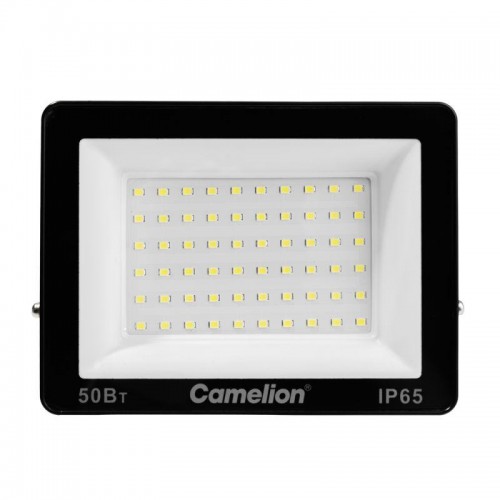 Прожектор LFL-5004 C02 (LED SMD 50Вт 5000лм 230В 6500К 153х136х30) черн. Camelion 16332