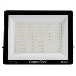 Прожектор LFL-10004 C02 (LED SMD 100Вт 10000лм 230В 6500К 245х233.5Х31) черн. Camelion 16333