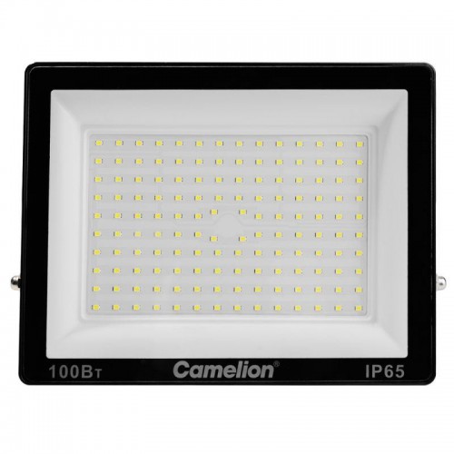 Прожектор LFL-10004 C02 (LED SMD 100Вт 10000лм 230В 6500К 245х233.5Х31) черн. Camelion 16333