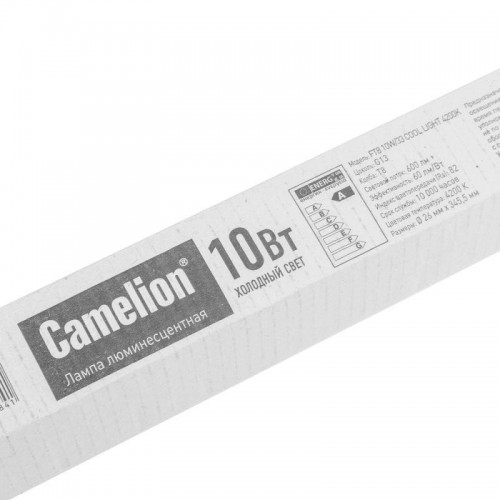 Лампа люминесцентная FT8-10W/33 10Вт T8 4200К G13 Camelion 5873