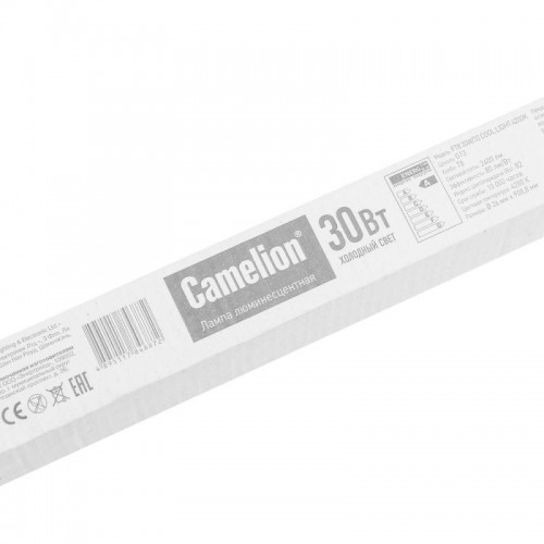 Лампа люминесцентная FT8-30W/33 30Вт T8 4200К G13 Camelion 5876