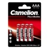 Элемент питания алкалиновый AAA/LR03 1.5В Plus Alkaline LR03-BP4 BL-4 (блист.4шт) Camelion 7369