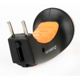 Фонарь аккумуляторный LED3804 4LED аккум. SLA 220В пластик. черн./желт. (кор.) Ultraflash 9215