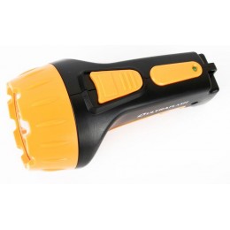 Фонарь аккумуляторный LED3807 7LED 2 режима аккум. SLA 220В пластик. черн./желт. (кор.) Ultraflash 9216