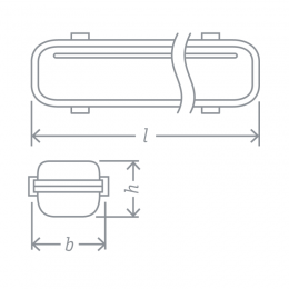 Светильник светодиодный ДСП 14 272 DSP-AC-40-IP65-LED 40Вт 4000К IP65 5000лм 176-264В (аналог ЛСП 2х36) опал Navigator 14272