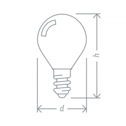 Лампа светодиодная 61 334 NLL-G45-8.5-230-4K-E14 8.5Вт шар матовая 4000К нейтр. бел. E14 680лм 176-264В Navigator 61334